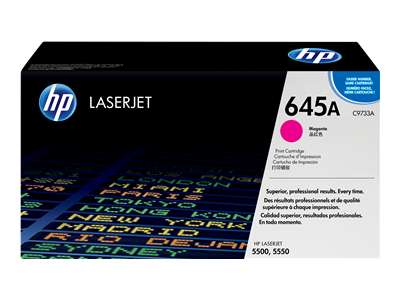 Genuine HP 645A Magenta Toner Cartridge (C9733A)