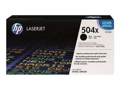 HP 504X Black Toner Cartridge Dual Pack