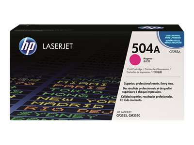 HP 504A Magenta Toner Cartridge (CE253A)