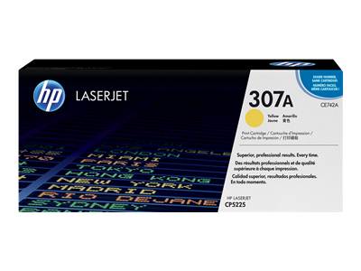 HP 307A Yellow Toner Cartridge (CE742A)