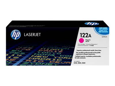 Genuine HP 122A Magenta Toner Cartridge (Q3963A)