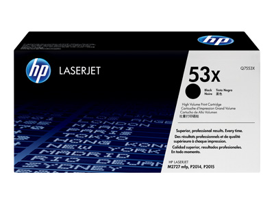 HP 53X Black Toner Cartridge Dual Pack (Q7553XD)
