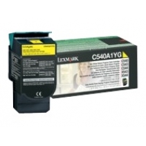 Lexmark C540A1YG Yellow Return Program Toner Cartridge