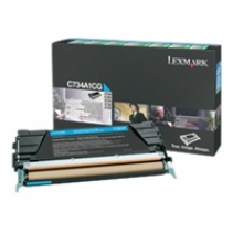 Lexmark C734A1CG Cyan Return Program Toner Cartridge